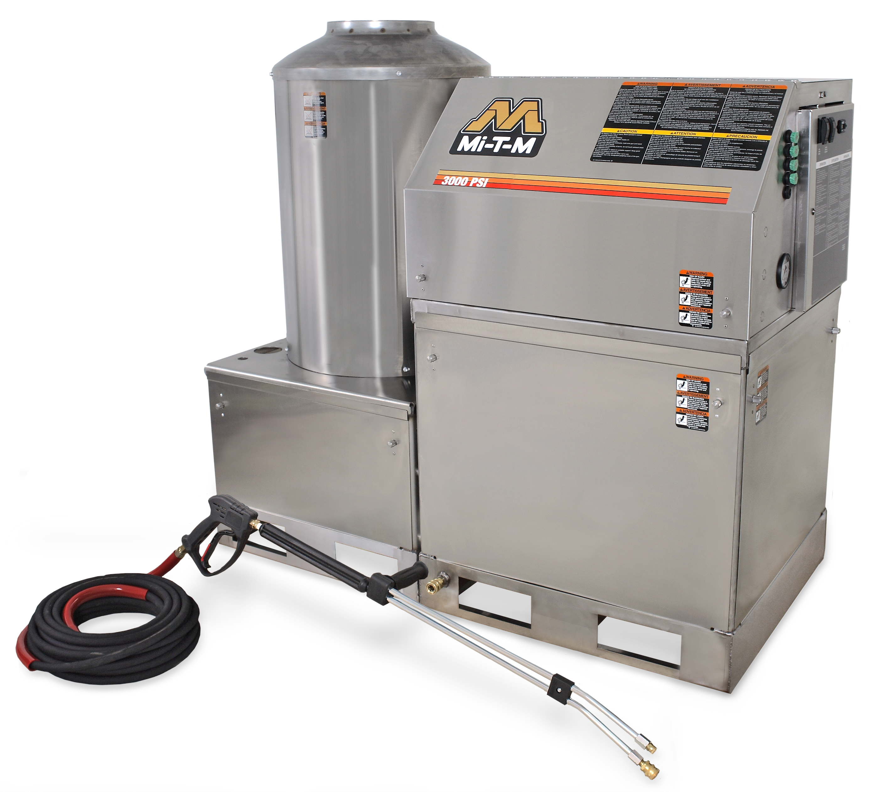 Stationary Electric Hot Water Pressure Washer