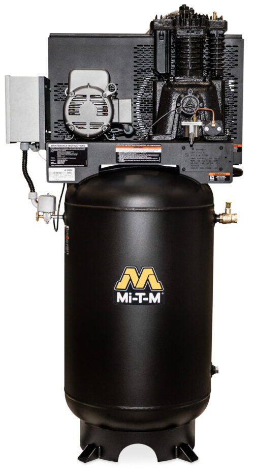 M Series 80-Gallon Two Stage Electric Simplex Vertical Series - 5.0 HP