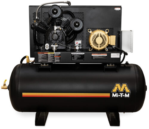 M Series 120-Gallon Two Stage Electric Simplex Horizontal Series - 10.0 HP